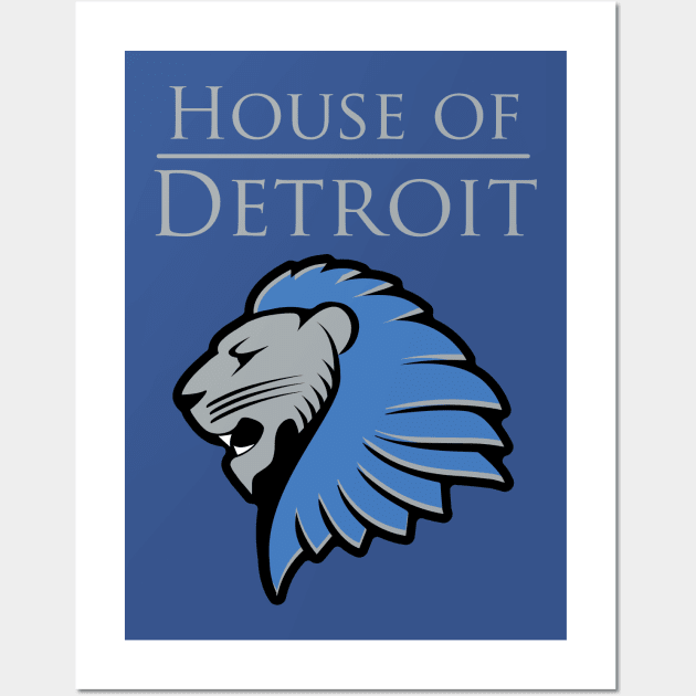 House of Detroit Wall Art by SteveOdesignz